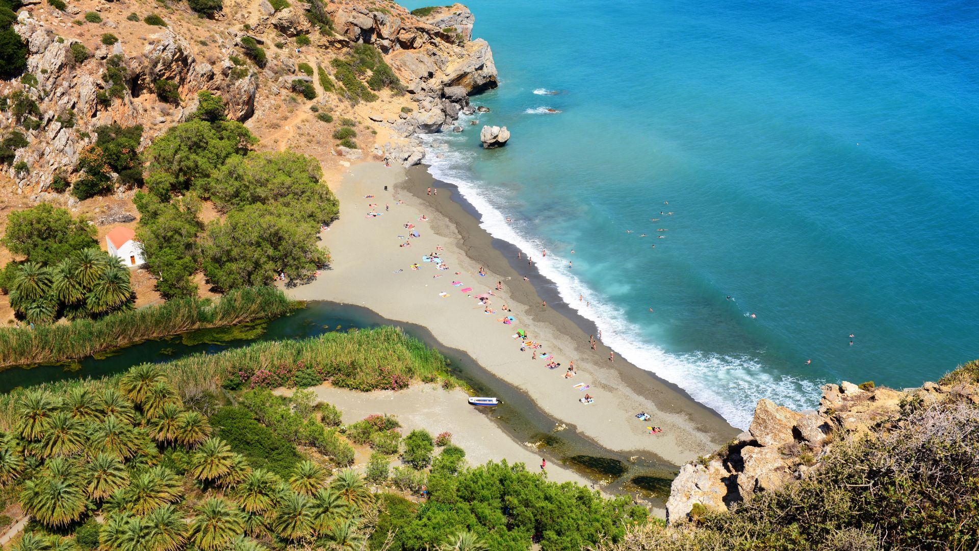 Plage de Preveli