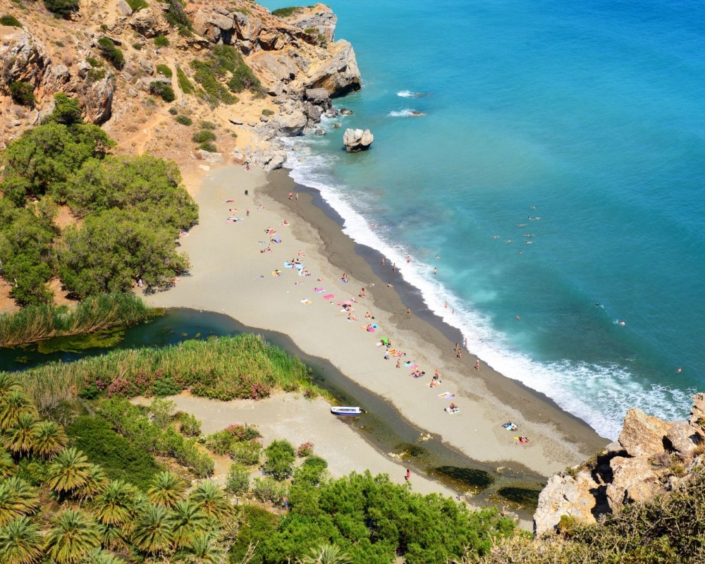 Plage de Preveli